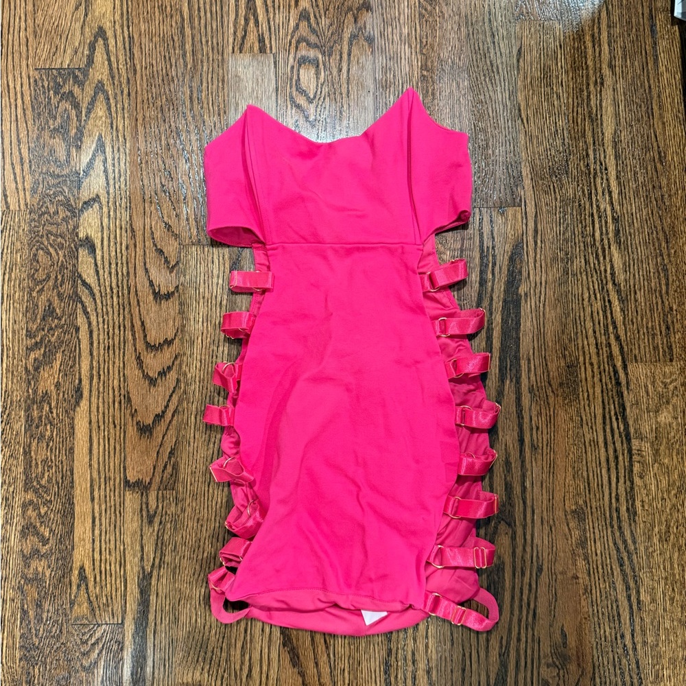 Pink Cutout Dress